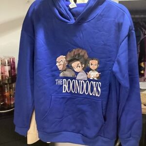 The Boondocks Graphic Hooded Sweatshirt - Blue